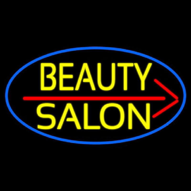 Yellow Beauty Salon Neonkyltti