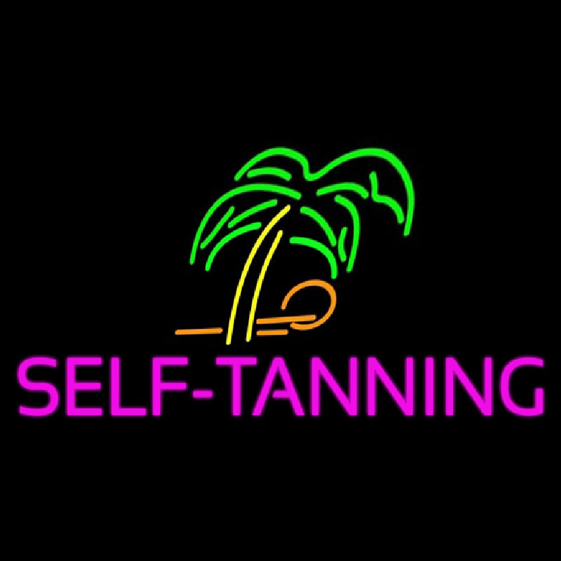 Self Tanning Neonkyltti