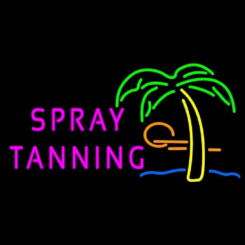 Spray Tanning Neonkyltti