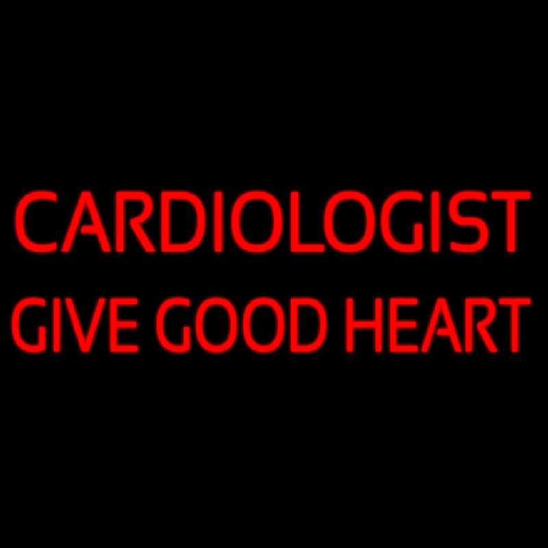 Cardiologist Give Good Heart Neonkyltti