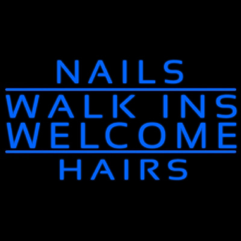 Nails Walk Ins Welcome Hairs Neonkyltti