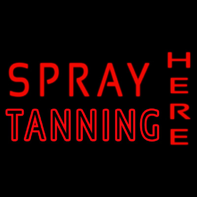 Red Spray Tanning Here Neonkyltti