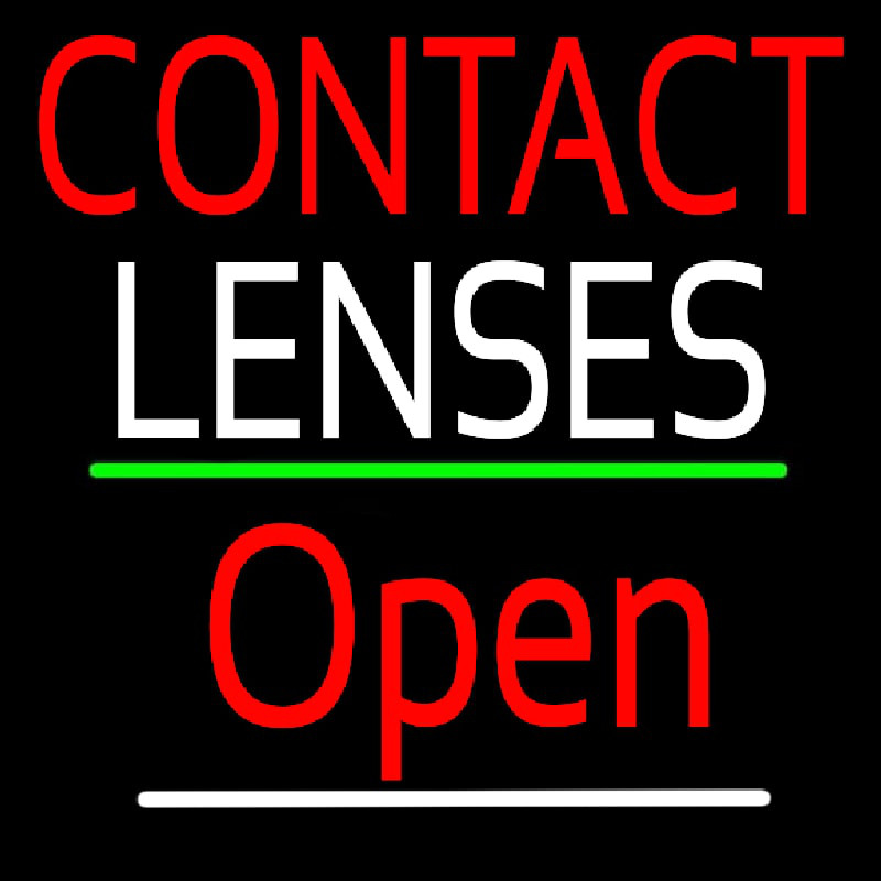 Contact Lenses Script2 Open Green Line Neonkyltti