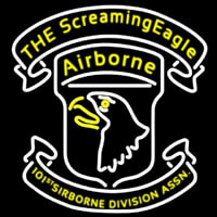 101st Airborne Division Screaming Eagle Neonkyltti