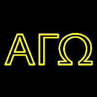 Alpha Gamma Omega Neonkyltti