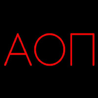 Alpha Omicron Pi Neonkyltti