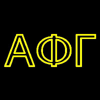 Alpha Phi Gamma Sorority Neonkyltti