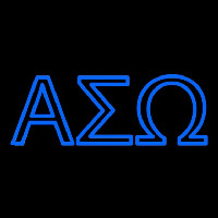 Alpha Sigma Omega Latina Greek Neonkyltti