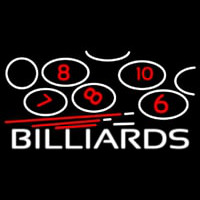 Billiards With Logo 1 Neonkyltti