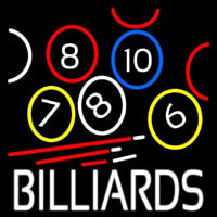 Billiards With Logo Neonkyltti