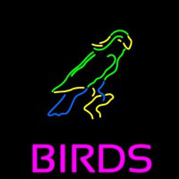 Birds Logo Neonkyltti