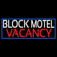 Block Motel Vacancy Neonkyltti