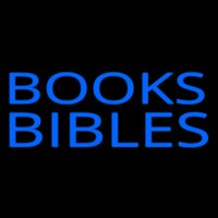 Blue Books Bibles Neonkyltti