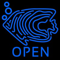 Blue Fish Open Block 1 Neonkyltti