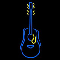 Blue Guitar Logo Neonkyltti