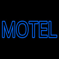 Blue Motel Double Stroke Neonkyltti