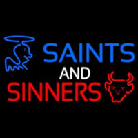 Blue Saints And Red Sinners Neonkyltti