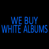 Blue We Buy White Albums 1 Neonkyltti