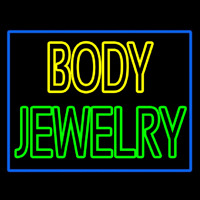 Body Jewelry Blue Border Neonkyltti