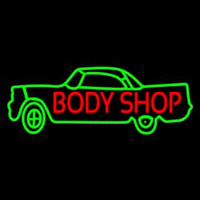 Body Shop Car Logo Neonkyltti