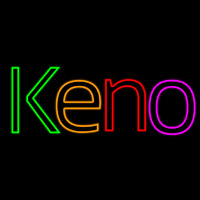 Border With Keno 1 Neonkyltti