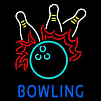 Bowling Fire Neonkyltti