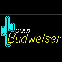 Bud Cold Cactus Beer Sign Neonkyltti