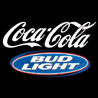 Bud Light Coca Cola White Beer Sign Neonkyltti