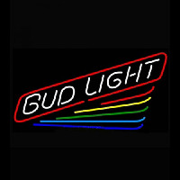 Bud Light Rainbow Beer Light Neonkyltti