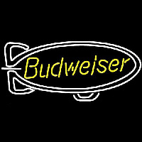 Budweiser Blimp Beer Sign Neonkyltti