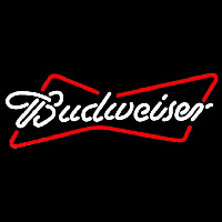 Budweiser Bowtie Beer Sign Neonkyltti