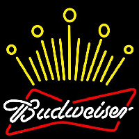 Budweiser Crown Beer Sign Neonkyltti