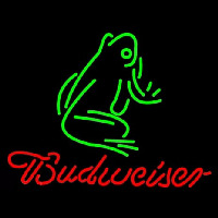 Budweiser Frog Neonkyltti