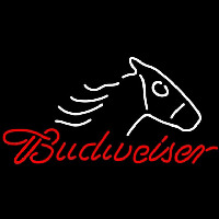 Budweiser Horse Head Beer Sign Neonkyltti