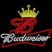 Budweiser King of It Up Beer Sign Neonkyltti