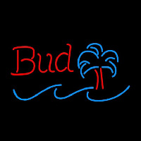 Budweiser Mini-palm Tree Beer Sign Neonkyltti