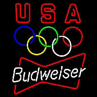 Budweiser Olympic Beer Sign Neonkyltti