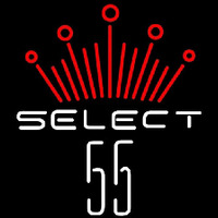 Budweiser Select 55 Beer Sign Neonkyltti