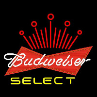 Budweiser Select Logo Beer Sign Neonkyltti