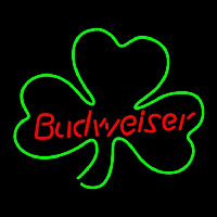 Budweiser Shamrock Beer Sign Neonkyltti