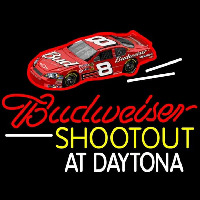 Budweiser Shootout Beer Sign Neonkyltti