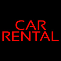 Car Rental Neonkyltti