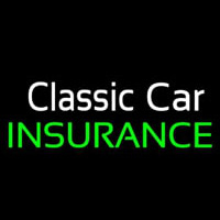 Classic Car Insurance Neonkyltti