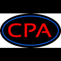 Cpa Oval Blue Neonkyltti