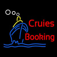 Cruise Booking Neonkyltti