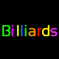 Cursive Letter Billiards 1 Neonkyltti