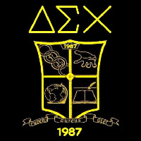 Delta Sigma Chi Latino Logo Neonkyltti