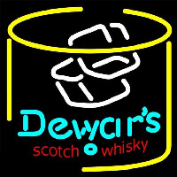 Dewars Scotch Whisky Neonkyltti