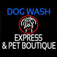 Dog Wash Neonkyltti