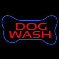 Dog Wash With Bone Neonkyltti